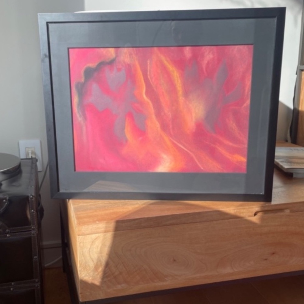 Poppies Pastel Drawing